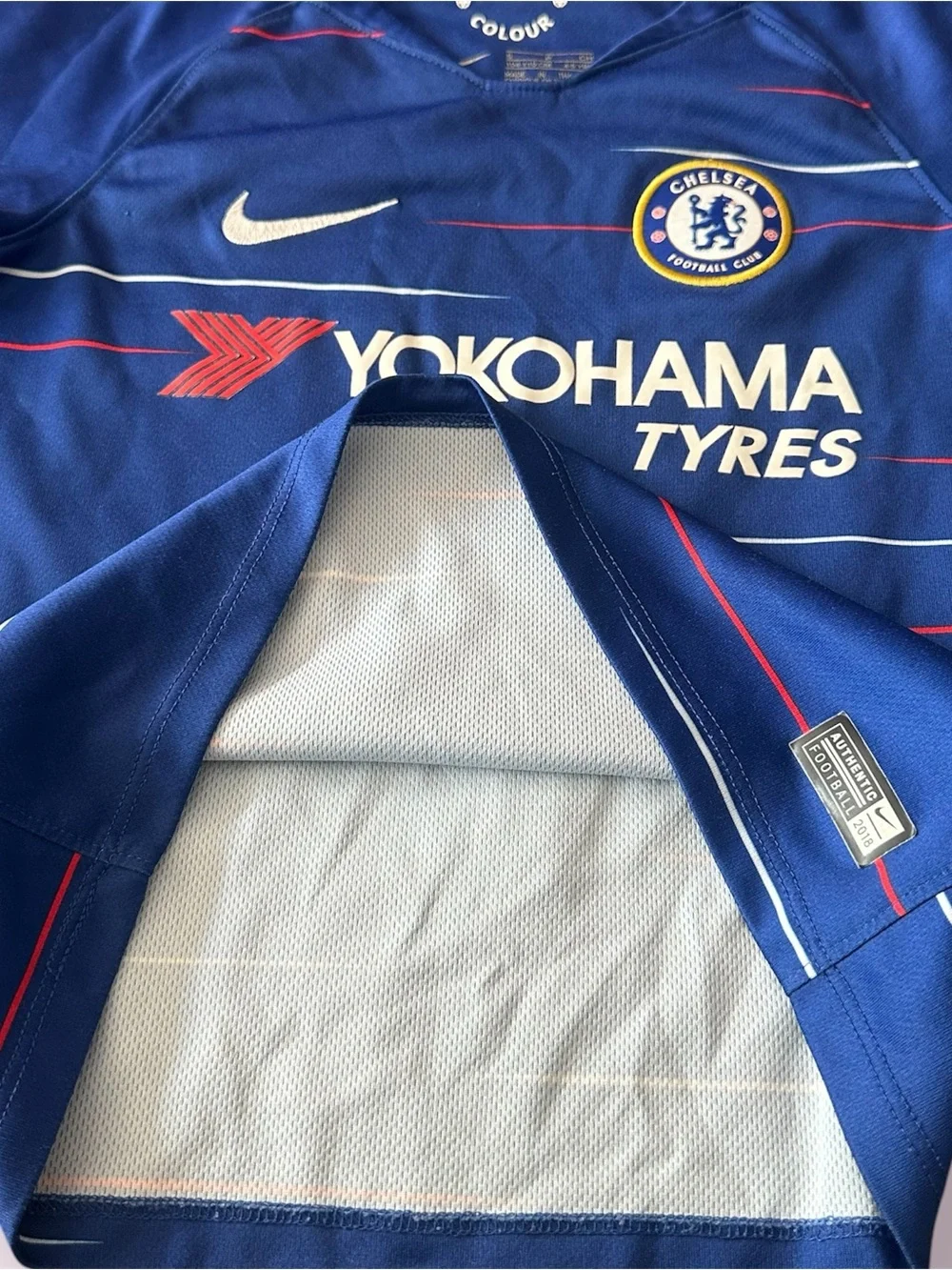 Nike Chelsea FC Kids' Home Soccer Jersey - Royal Blue Size Small